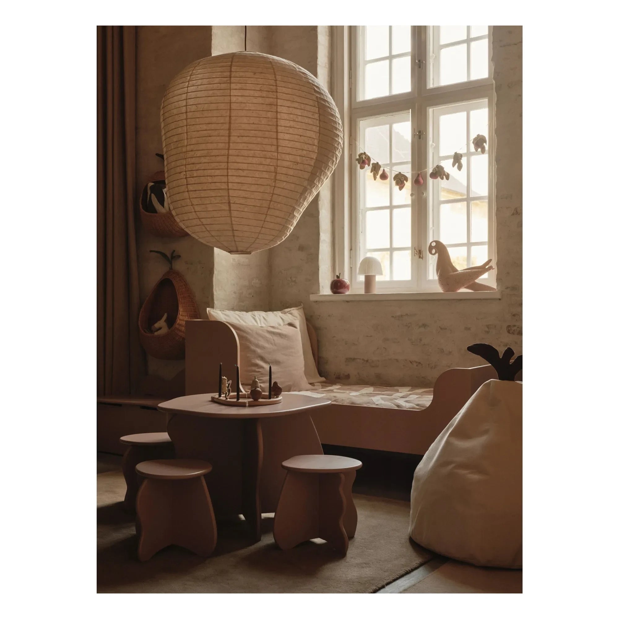 Ferm Living Kids - Pear Pouf | Beige