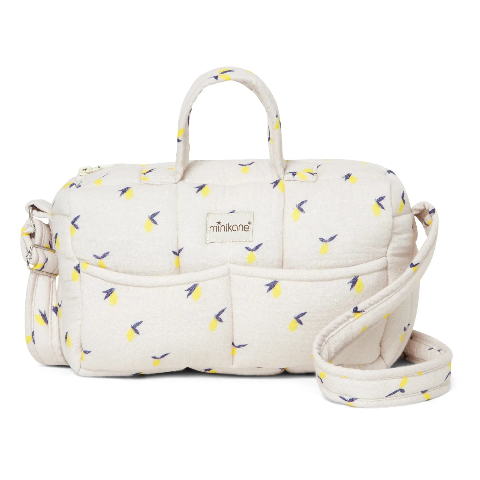 Minikane - Lemon-colored Changing Bag for Bunny Eared Dolls