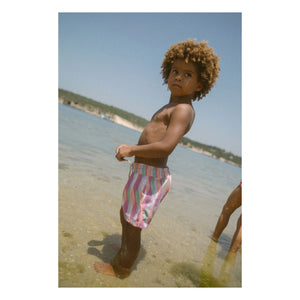 My First Cantê - Luca Abstract Swimsuit Shorts | Pink