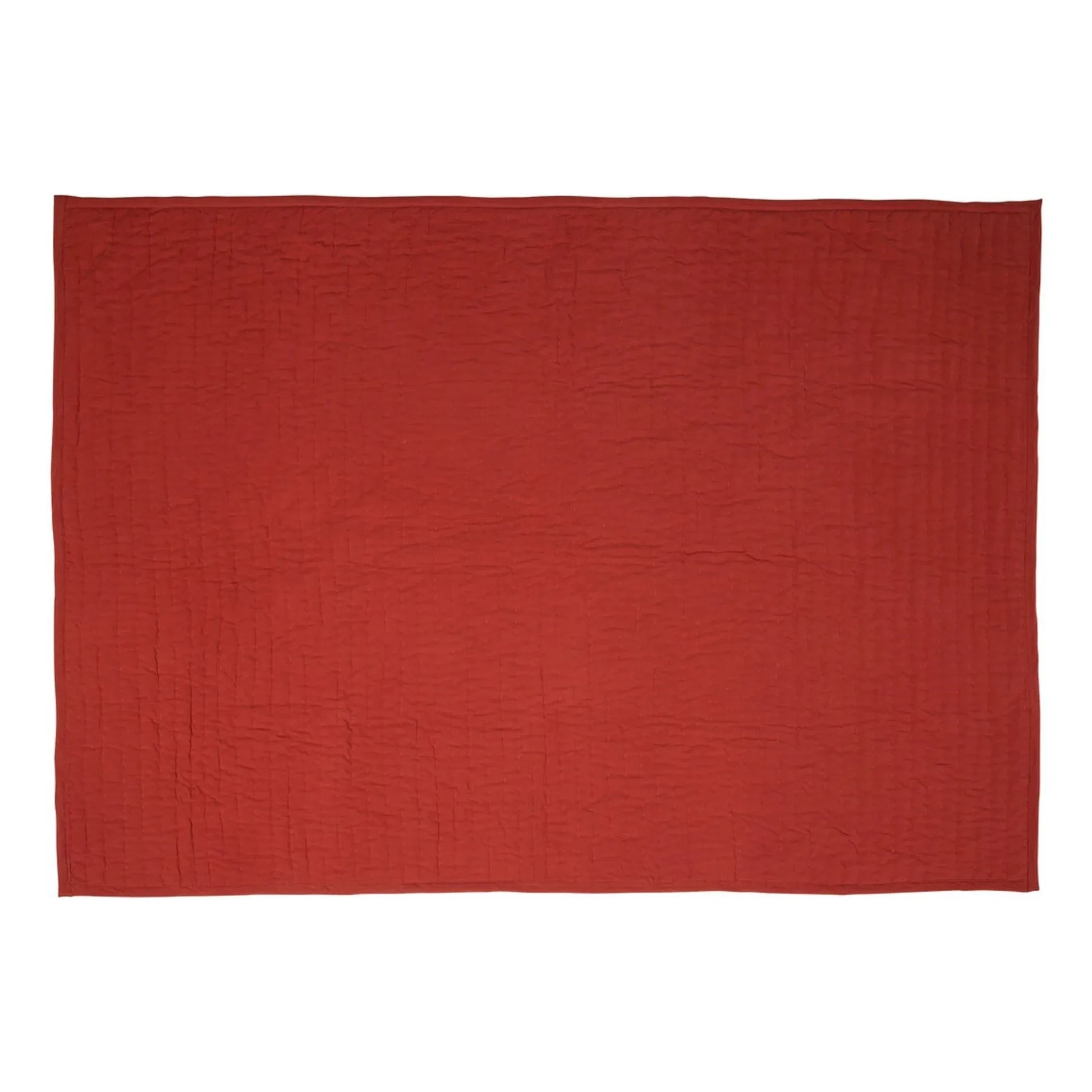 Hübsch - Organic Cotton Blanket | Orange