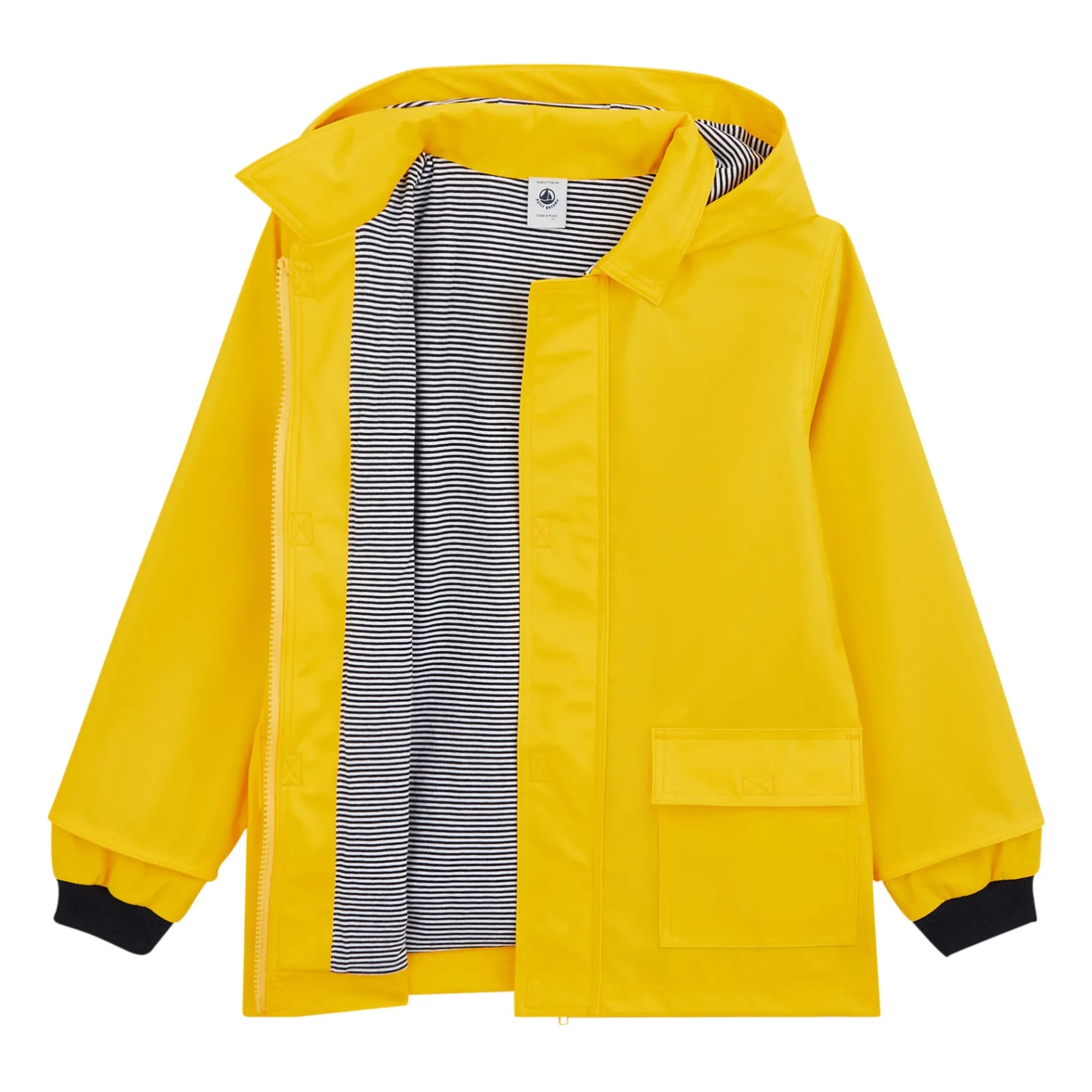 Petit Bateau - Organic cotton-lined raincoat | Yellow