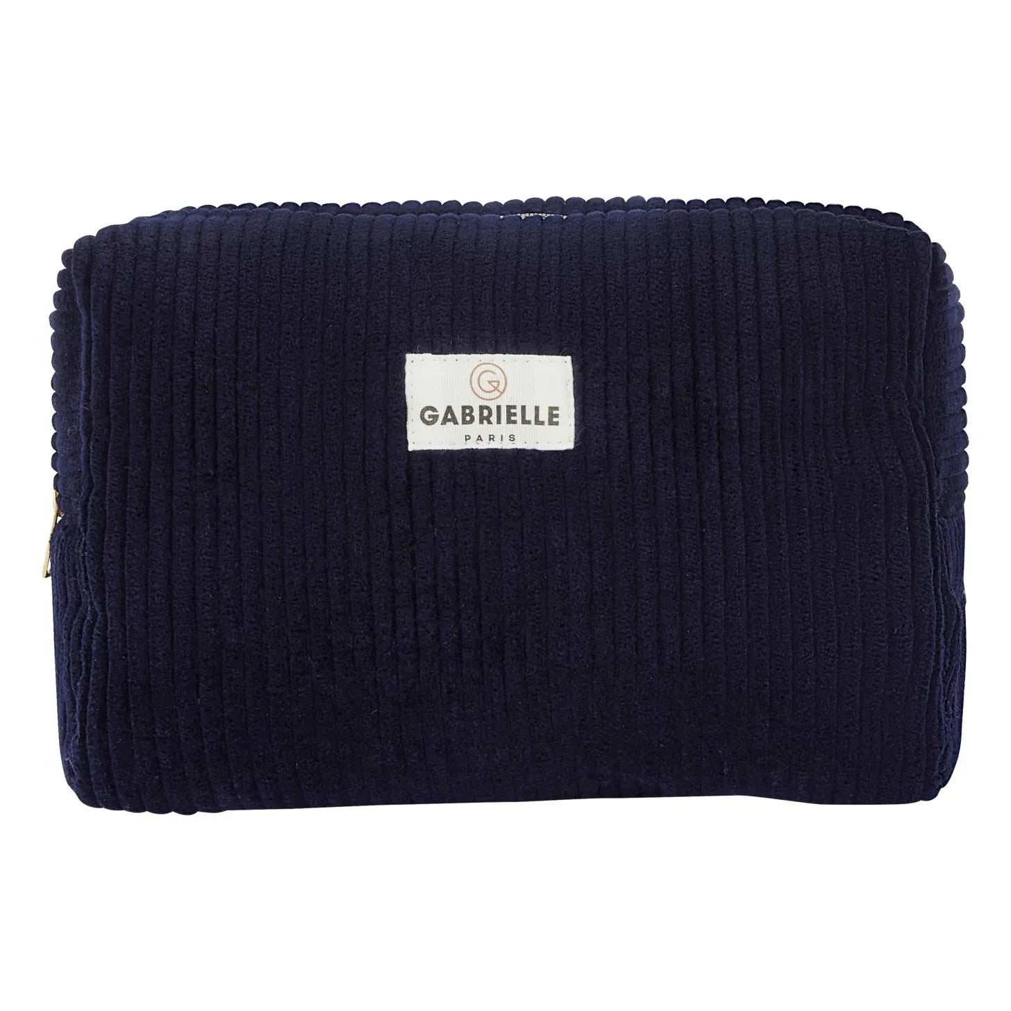 Gabrielle Paris - Velvet toiletry bag | Navy Blue