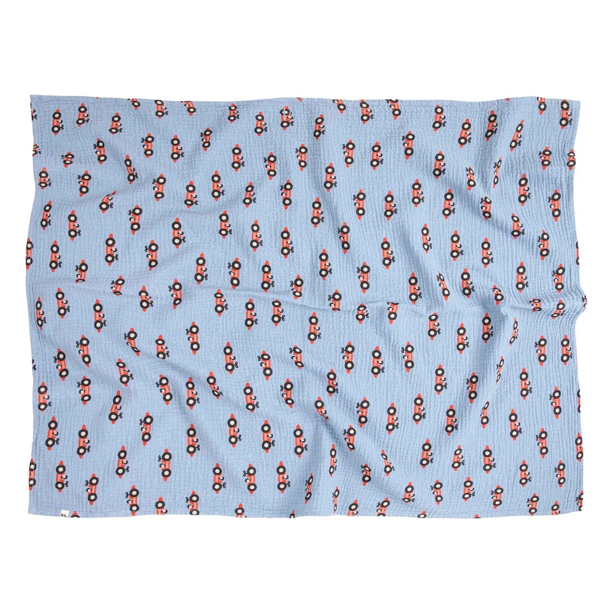 Bobo Choses - Cars | Blue Long Pajama and Slopet Set