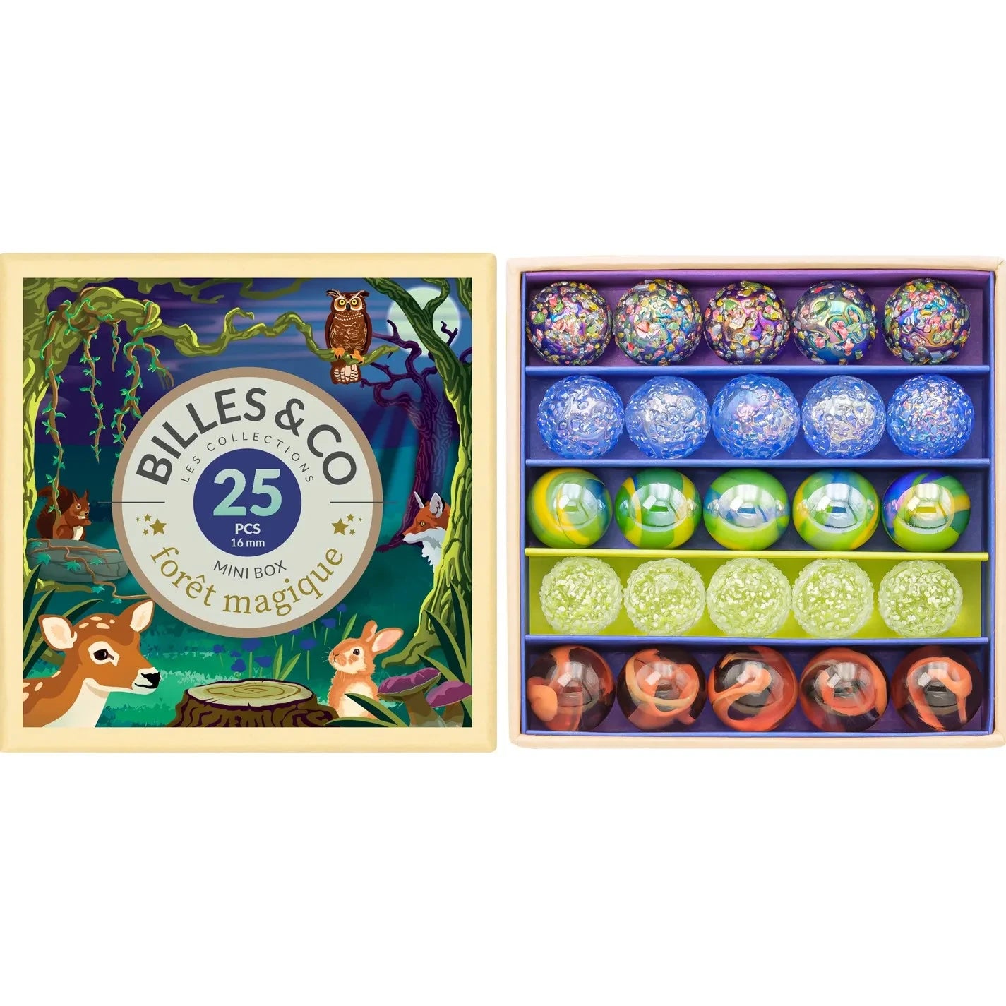 Billes & Co - Magic Forest Set - 25 Misket