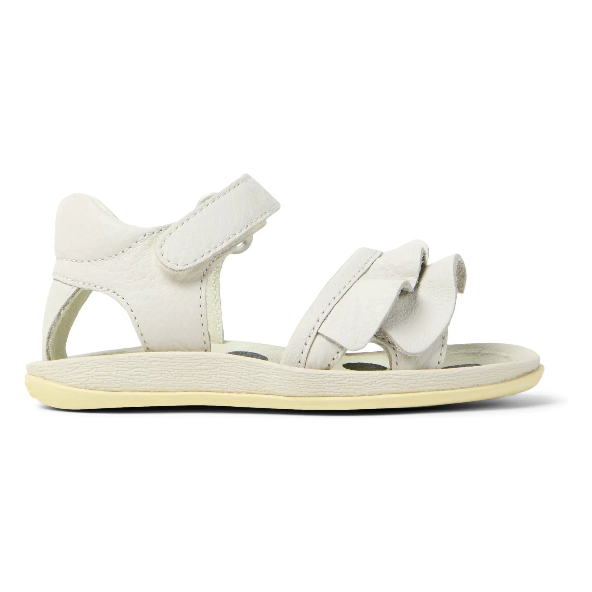 Camper - Bicho Baby Ruffle Sandals | White