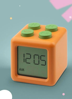 Mary's - Block Alarm Clock | Orange