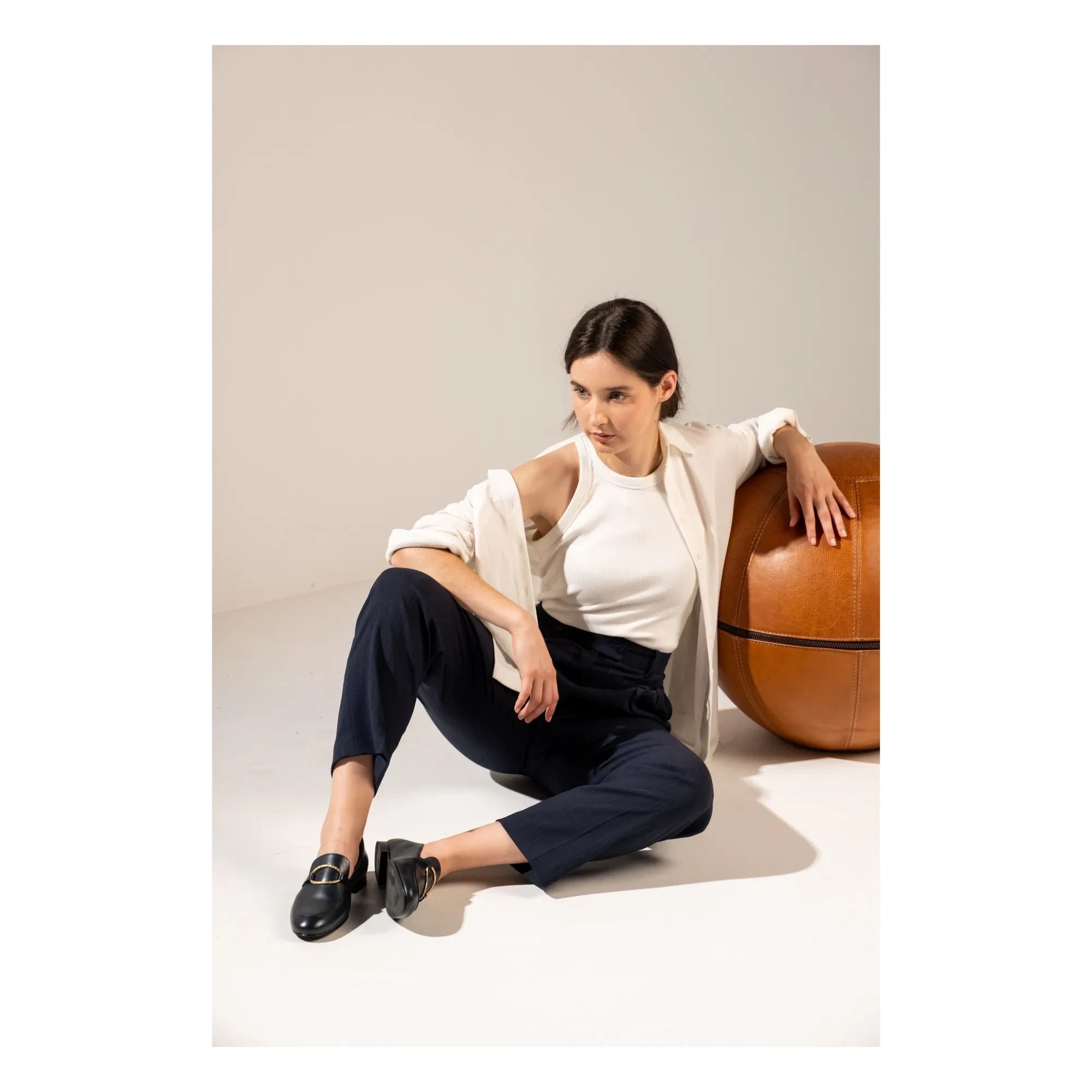 Lachoix - Tomboy Chic Loafers | Black