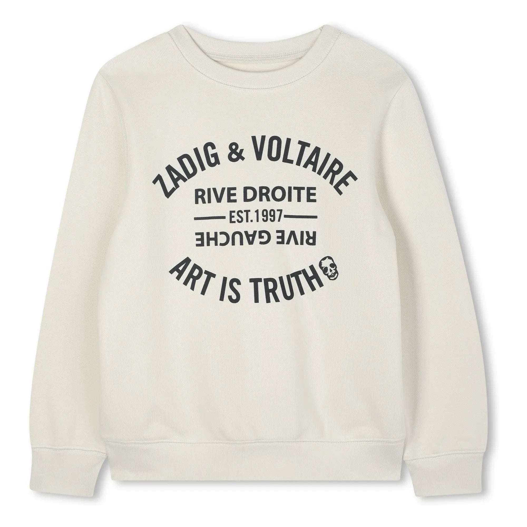 Zadig & Voltaire - Zadig&Voltaire organik pamuklu sweatshirt | Krem