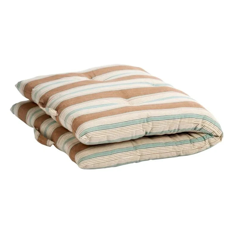 Madam Stoltz - Striped Cotton Floor Mat