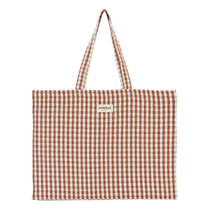 Gabrielle Paris - Mocha Check Weekend Bag | Mocha