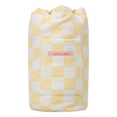 Jera Mini - Terrycloth Pocket Backpack | Light Yellow