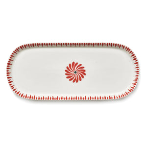 Serax - Baazar Oval Serving Plate, Waww La Table - Set of 2 | Red