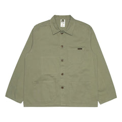 Nudie Jeans - Buddy Chore Herringbone Overshirt | Khaki