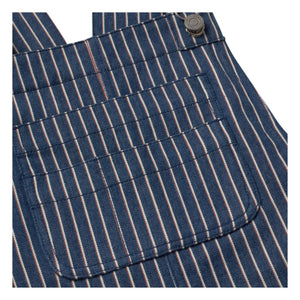 Thinking Mu - Rafaela Striped Organic Cotton Dress | Blue