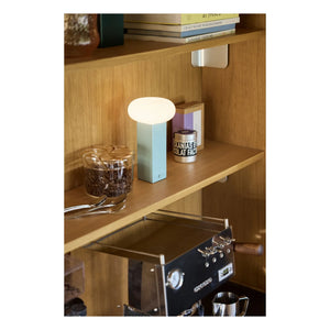 Hübsch - Low portable lamp | Blue