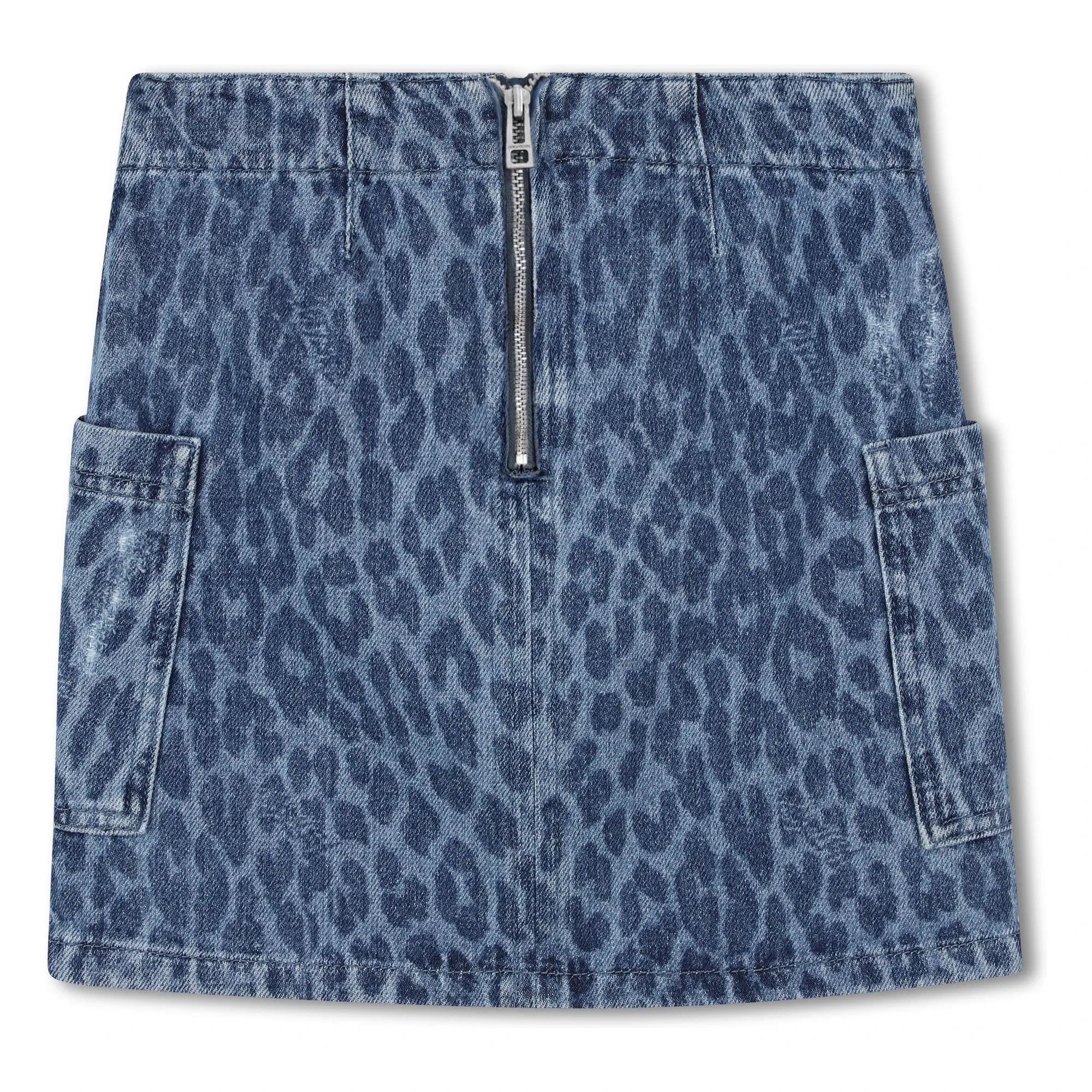 Zadig & Voltaire - Leopar Kot Etek | Denim