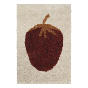 Ferm Living Kids - Fruiticana Strawberry Wool Rug