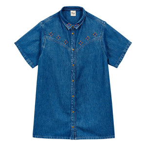 a.p - Bleach Denim Dress | Bleached Denim