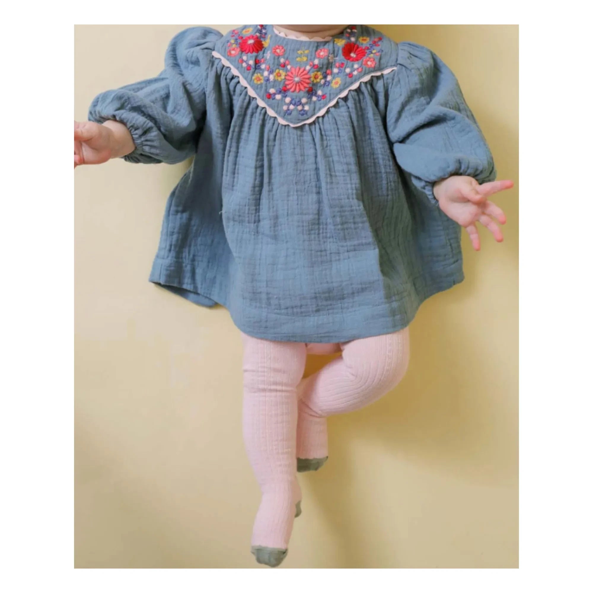 Louise Misha - Cotton Chukata Leggings | Powder Pink