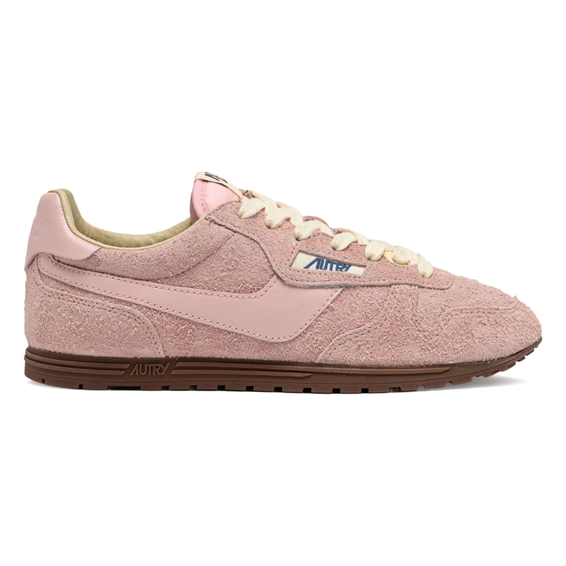 Autry - Windspin Low Suede and Leather Basketball Shoes | Pink