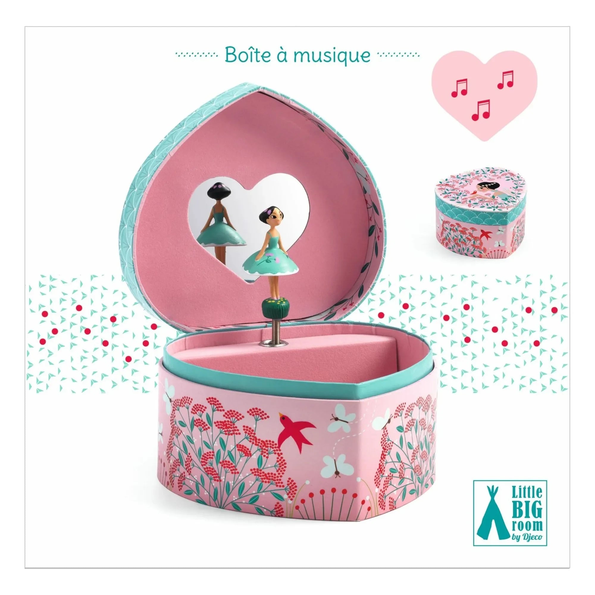Djeco - Spring Melody Jewelry Box | Pink
