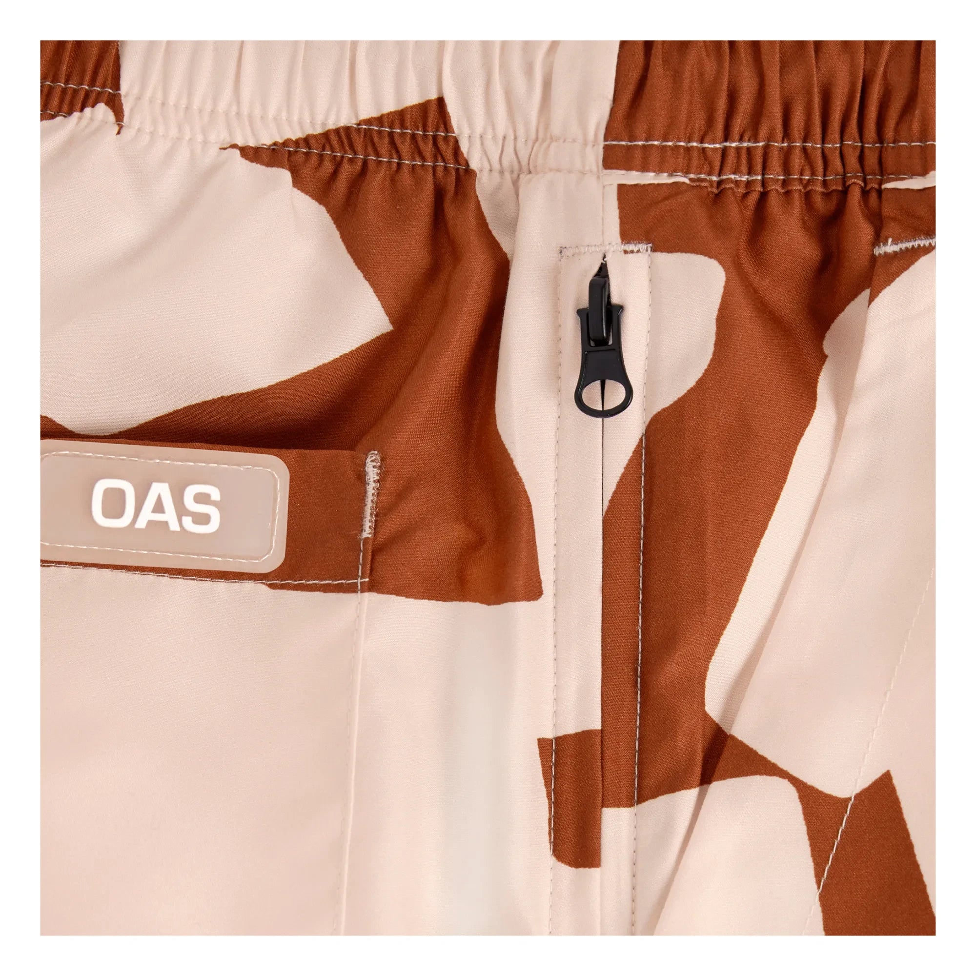 OAS - Russet Puzzlotec Bath Shorts | Terracotta