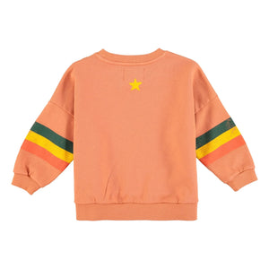 Piupiuchick - Etoile Organic Cotton Sweatshirt | Coral