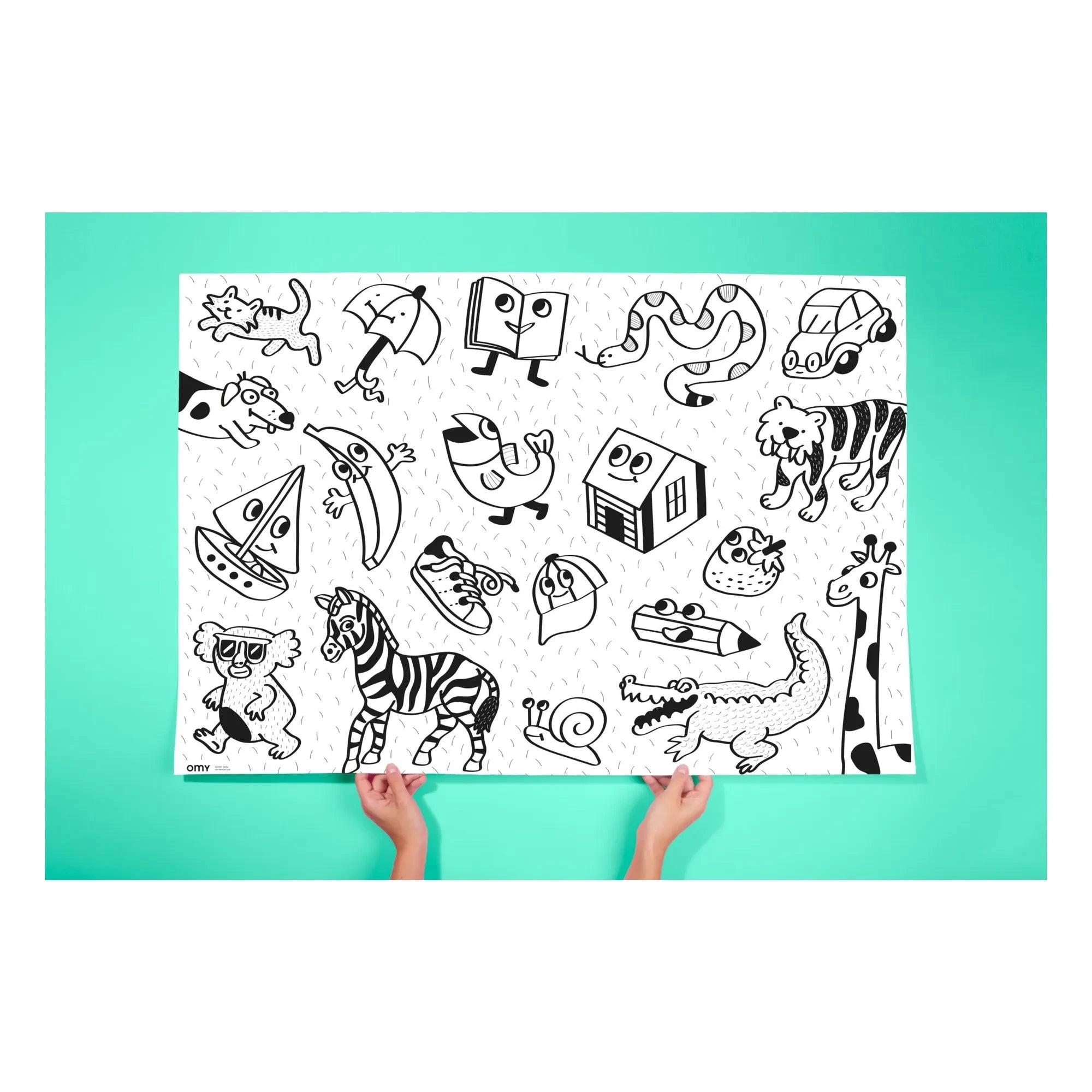 Omy - Large Coloring Poster My First Art Poster