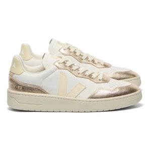 Veja - V-90 Leather Sneakers | Bronze