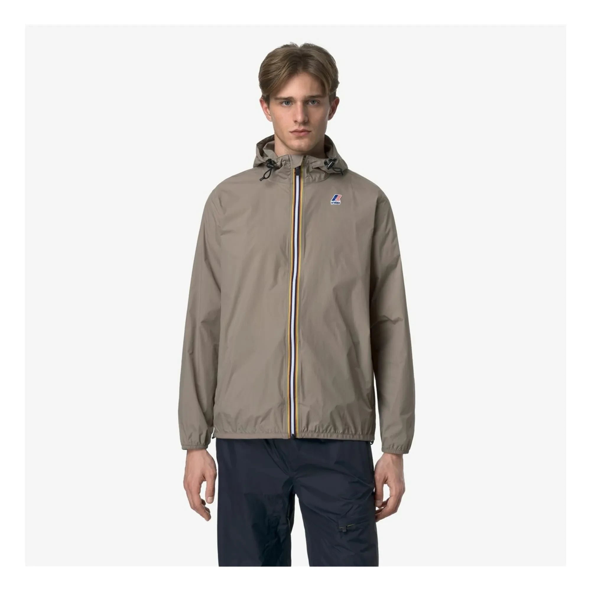 K-way - Windbreaker Le Vrai 4.0 Claude Ripstop Recycled Fibers | Brown mink
