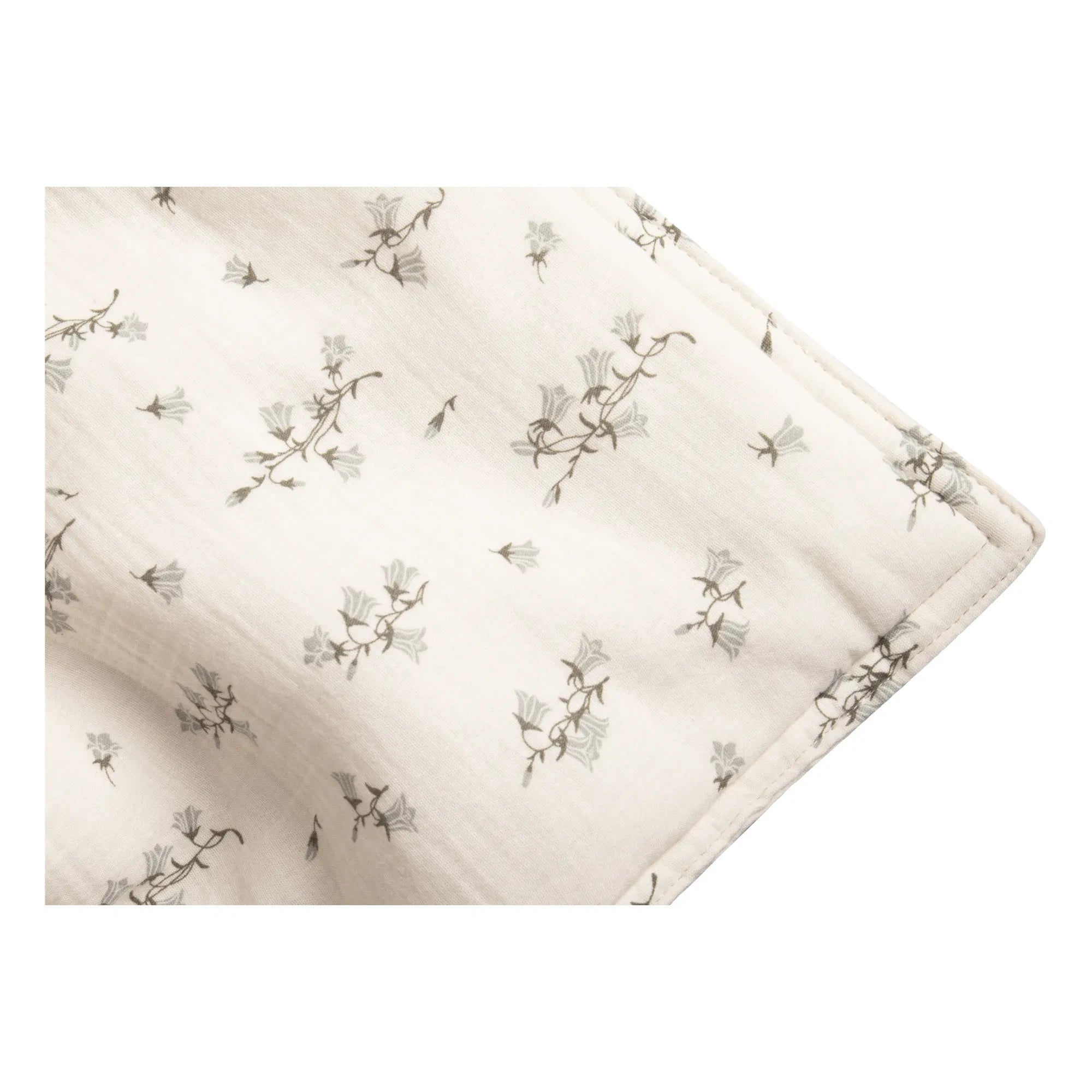 garbo&friends - Cotton Muslin Blanket Bluebell | Cream