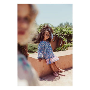 Louise Misha - Conny Organic Cotton Dress | Blue