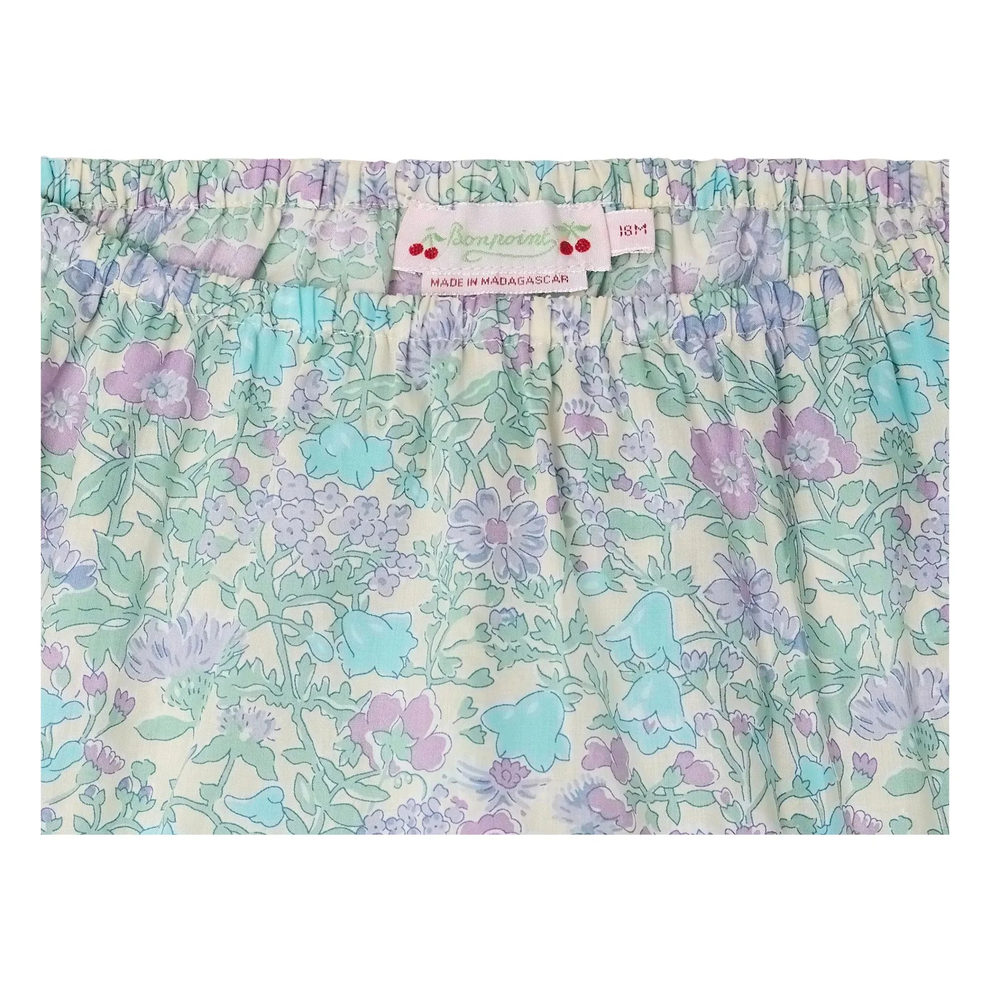 Bonpoint - Liberty Organic Cotton Bloomer Aki | Green Water