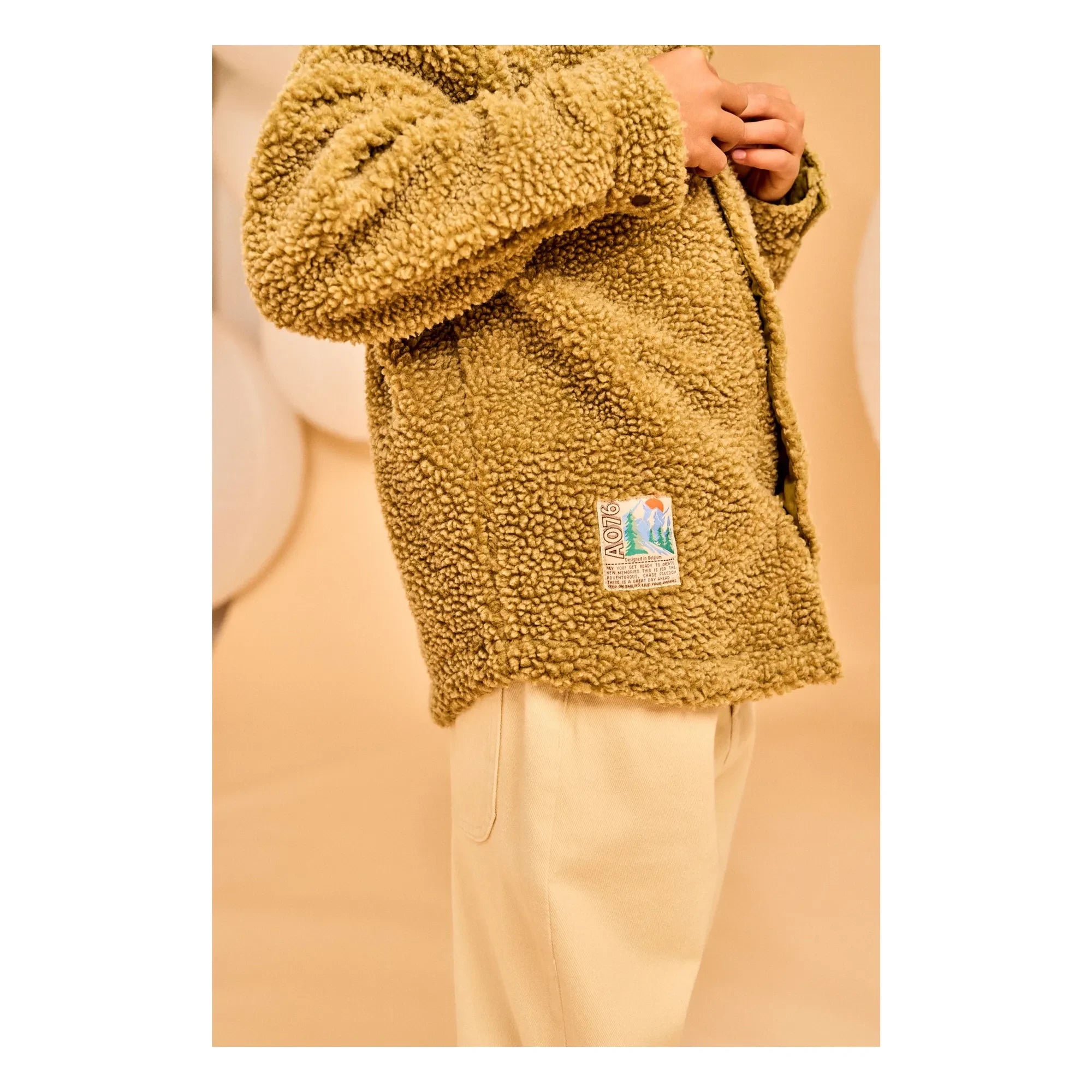AO76 - Hahoe Sherpa Jacket | Yellow Green