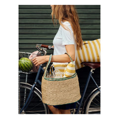 Broste Copenhagen - Franca Cotton Chair Cushion | Sunflower Yellow