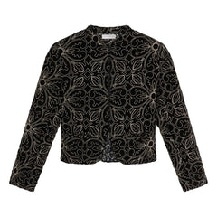 Maison Hotel - Night Lilly Odette Kadife Ceket | Siyah
