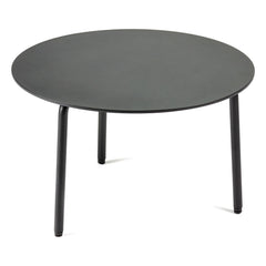 Serax - August Outdoor Round Side Table | Black