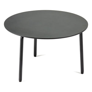 Serax - August Outdoor Round Side Table | Black