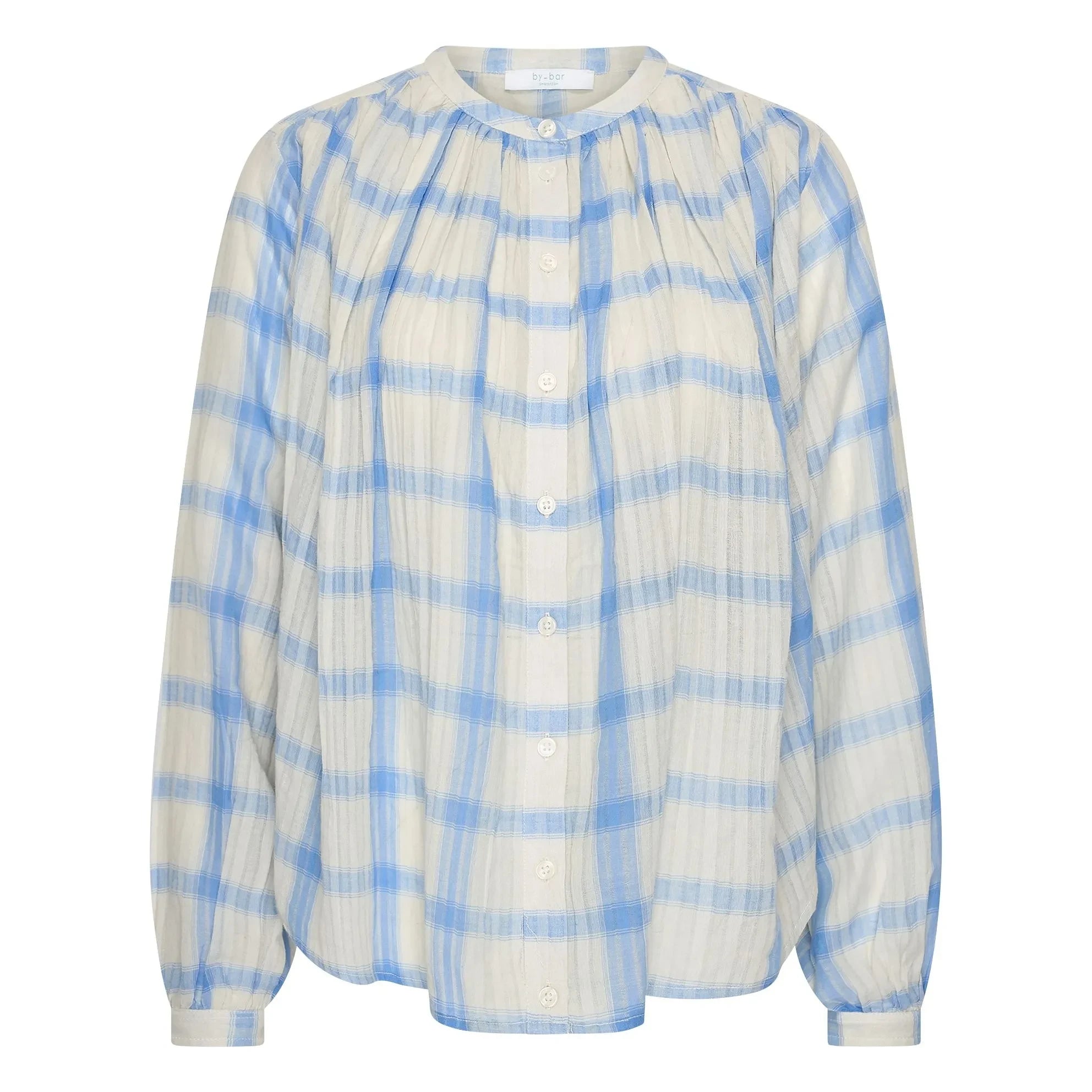 By Bar - Nyka Cotton Blouse | Blue