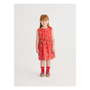 Bobo Choses - Organic Cotton Farm Dress | Red