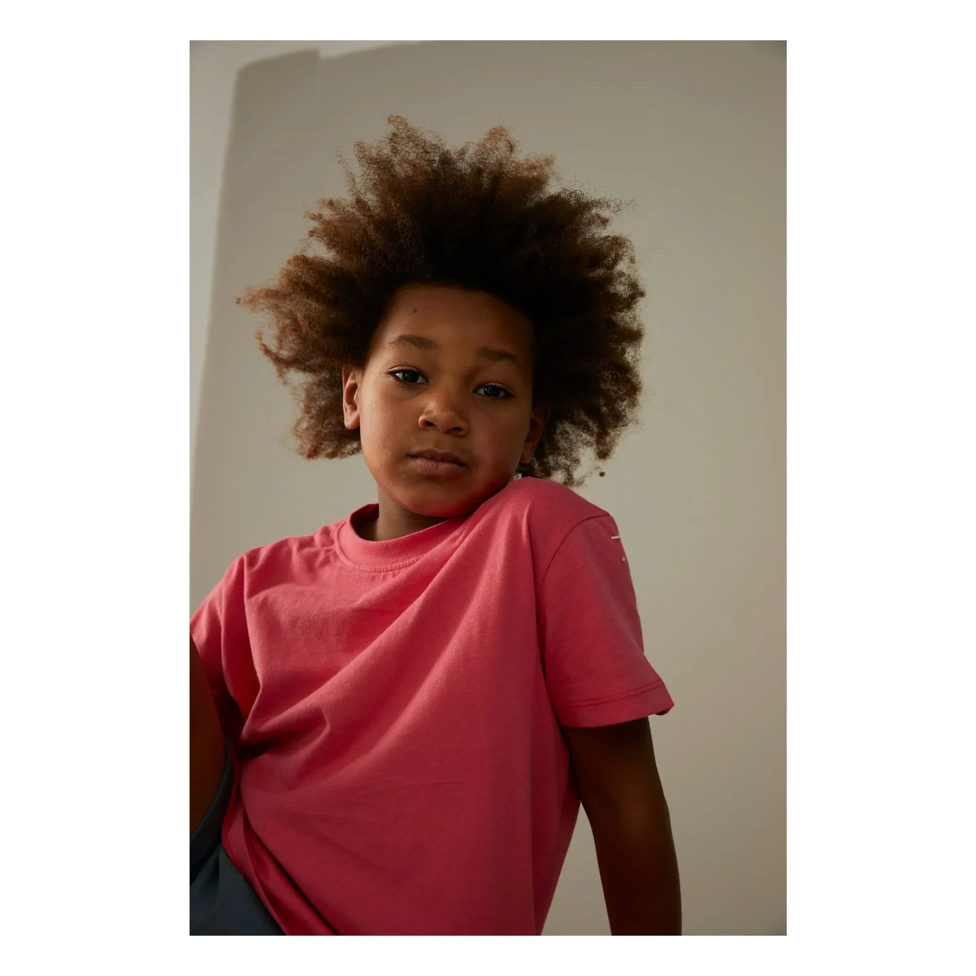 Gray Label - Organic cotton short-sleeve sweatshirt | Fuchsia