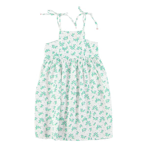 Piupiuchick - Organic Cotton Flower Dress | White