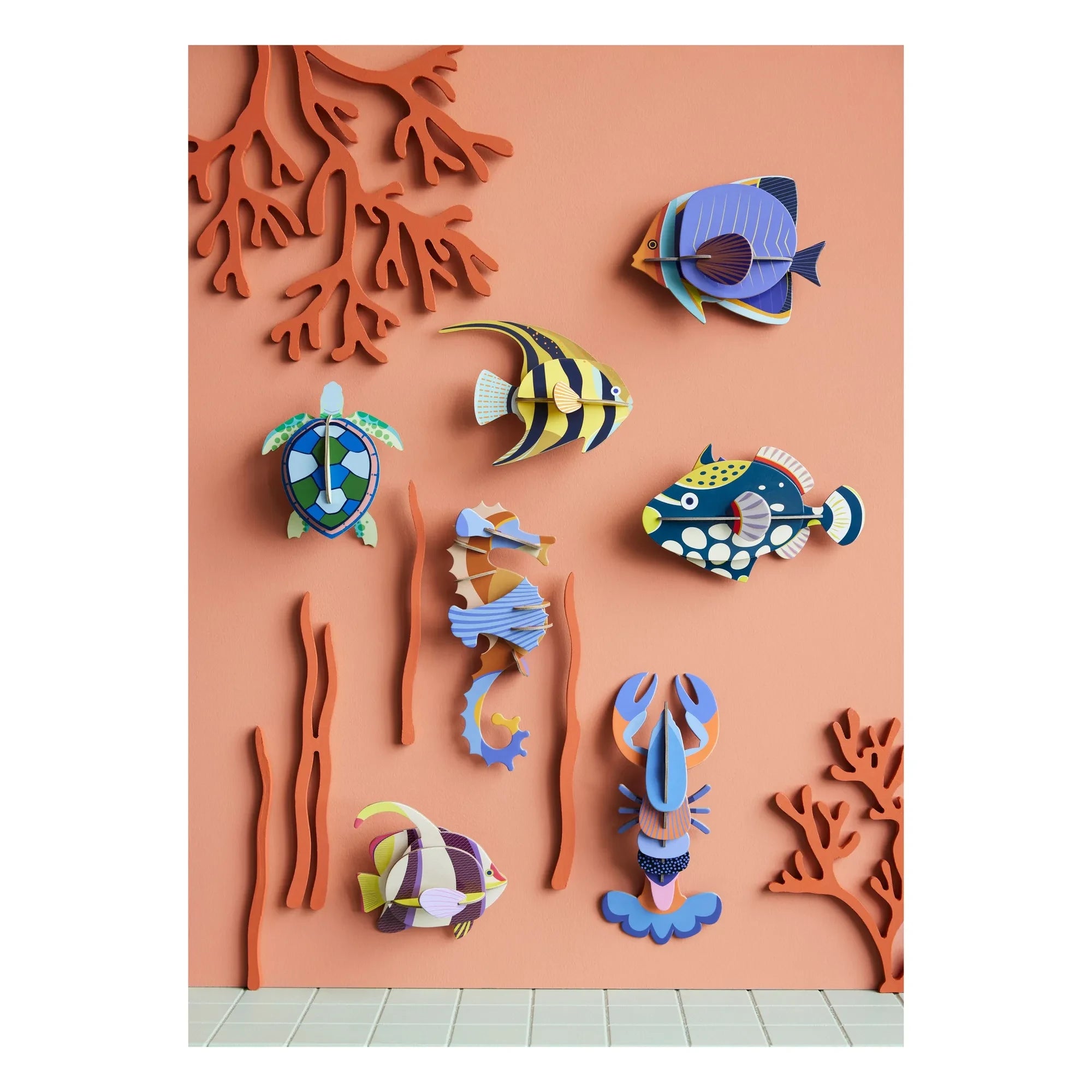 Studio Roof - Turtle wall decor | Blue