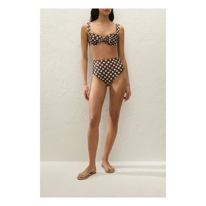 - Bas de Maillot Polka Dot Afonso | Chocolate