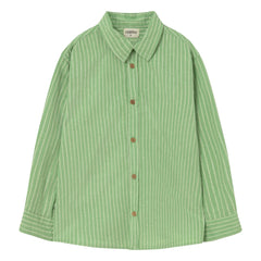 Cozmo - Eric Striped Shirt | Meadow Green