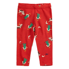 Bobo Choses - Organic Cotton Leggings | Red