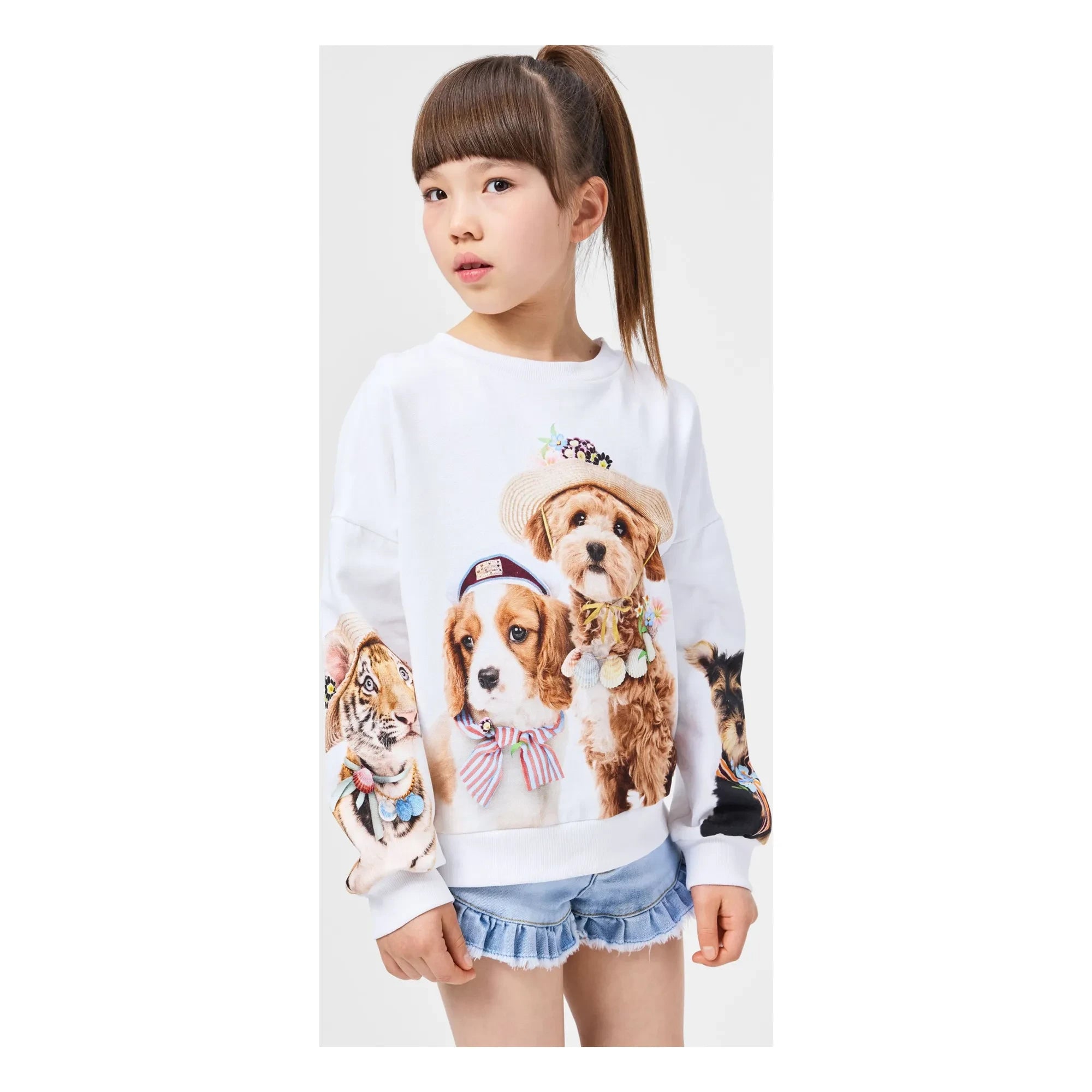 Molo - Maxi Dog Sweat Organik Pamuk | Beyaz