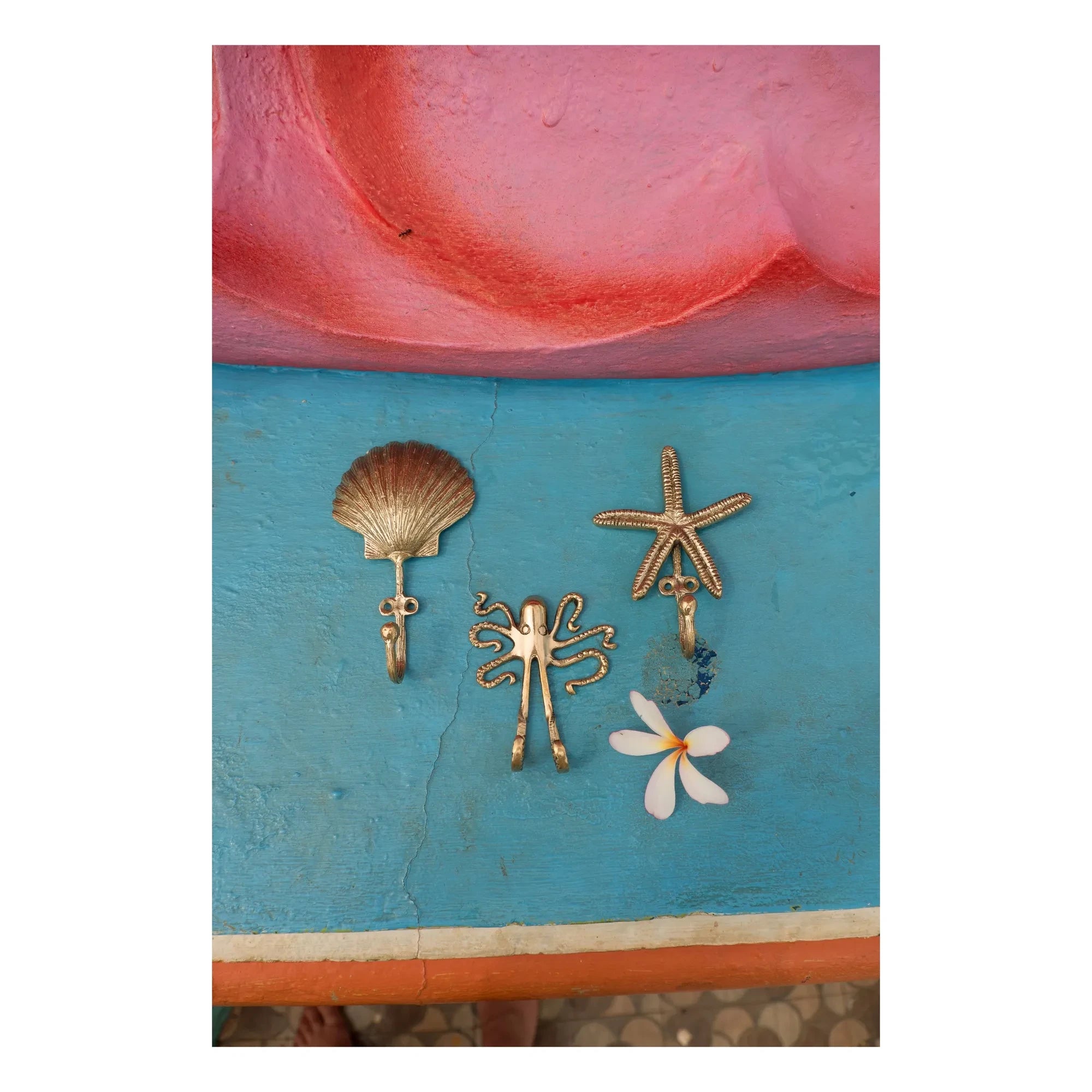Doing Goods - Scarlett Rice Husk Wall Hook | Brass