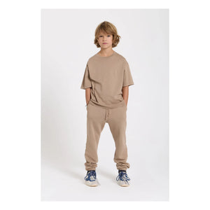 Smallable Kid - Rush organik pamuk jogger | Taupe kahverengi