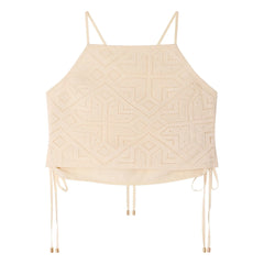 Sessùn - Cotton Tank Top Haydee | Ecru